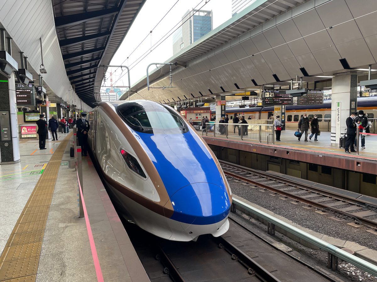 Hokuriku Shinkansen (aka the Bullet Train) at Tokyo Station